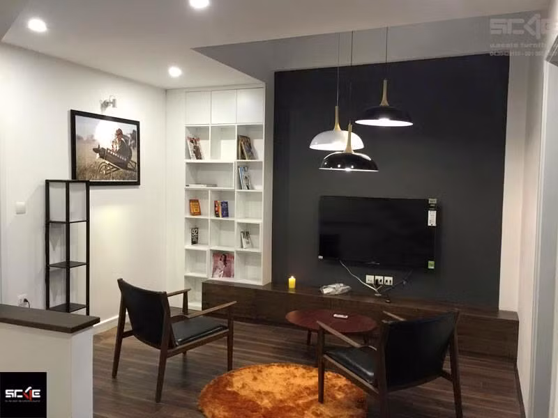 Phòng đọc sách, thư giãn của cả gia đình.