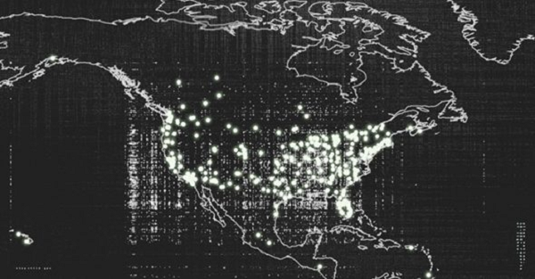 Một người yêu thích nghiên cứu về UFO đã thu thập thông tin chi tiết về các sự kiện nhìn thấy UFO và minh họa chúng trên bản đồ thế giới.