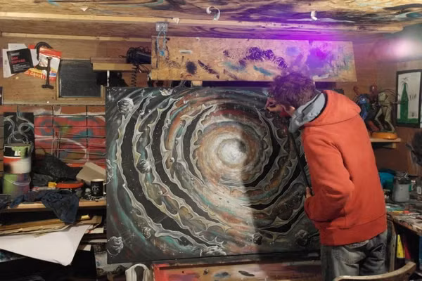 Bởi vì anh rất sợ sau khi công khai, anh sẽ bị chế giễu. Tuy nhiên, vào tháng 4 năm 2013 anh đã tổ chức cuộc triển lãm tranh đầu tiên, rồi thêm nhiều cuộc triển lãm tại các vùng khác nhau thuộc Vương quốc Anh, và dự định sẽ có một cuộc triển lãm sắp tới tại Los Angeles.