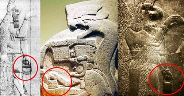 Khu vực Lưỡng Hà là cái nôi của nền văn minh hiện đại, biểu tượng chiếc túi xách bí ẩn có thể được nhìn thấy ở vô số bức tượng và bức chạm khắc đá, có niên đại từ tận 10.000 TCN như bằng chứng cho hiện tượng du hành thời gian.