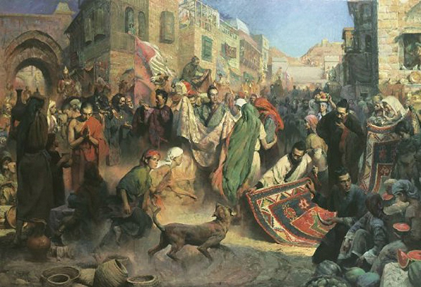 Do người Lâu Lan chặt phá rừng ồ ạt, cộng thêm sự chuyển hướng dòng nước của sông Tarim, Lop Nur di chuyển về phía bắc, cuối cùng nguồn nước của thành phố Lâu Lan đã cạn kiệt và bị bão sa mạc nhấn chìm.