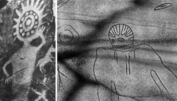 Được tìm thấy ở vùng sa mạc rộng lớn tại cao nguyên Tassili (Đông Nam Algeria), những hình ảnh trong các hang động này có niên đại từ 8.000 - 10.000 năm trước Công Nguyên. Chúng cũng là những bức vẽ lộ thiên cổ xưa nhất ở châu Phi và là những bức vẽ tiền sử lớn nhất trên Trái Đất.