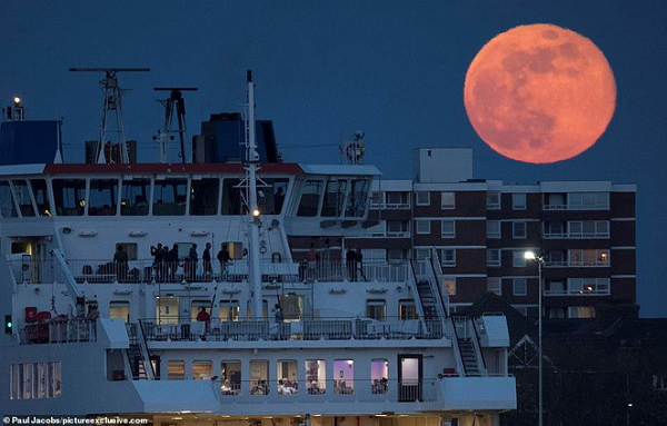 Theo The Old Farmer's Almanac, tên gọi "Trăng hồng" được cho là phản ánh những thay đổi theo mùa trong cảnh quan hoặc động vật hoang dã. Cụ thể, tên gọi này xuất phát từ tên loài hoa chi anh (moss phlox) có nguồn gốc từ khu vực miền Đông và trung tâm nước Mỹ, thường nở rộ vào những ngày trăng tròn tháng 4.