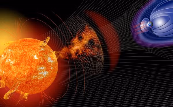 Cấp độ G3 là một cơn bão mạnh, do ảnh hưởng từ một vụ phóng khối lượng đăng quang (CME) của Mặt Trời, khiến từ trường liên hành tinh bị xáo động trong nhiều giờ.