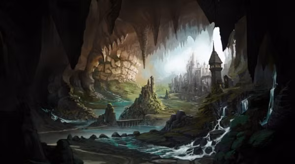 Thành phố Agartha được miêu tả gồm các hang động và mạng lưới ngầm. Mặc dù nằm bên dưới lòng đất nhưng Agartha trải dài trên diện tích rộng lớn có cả mặt trời, biển, hồ.