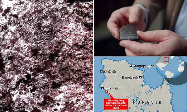 Cùng với đó là các sản phẩm phụ hóa học khoáng hóa trong đá, phù hợp với cách các vi sinh vật cổ đại sống nhờ sắt, lưu huỳnh và carbon dioxide tạo ra.