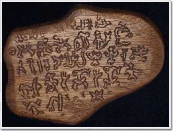 Được xem là một điều bí ẩn nữa của đảo Phục Sinh, Rongorongo là tên của bản thảo viết bằng chữ tượng hình do những cư dân đầu tiên của đảo viết ra. Ngôn ngữ này đã biến mất từ lâu khiến cho việc giải mã bản thảo trở nên vô vọng.