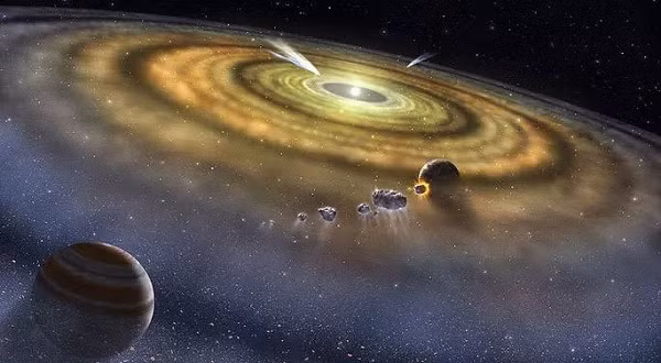 Một tia laser công suất cao gửi một sóng bùng nổ truyền qua một buồng khí và đến với quả bóng bọt. Cả quá trình được quan sát bằng hình ảnh tia X.