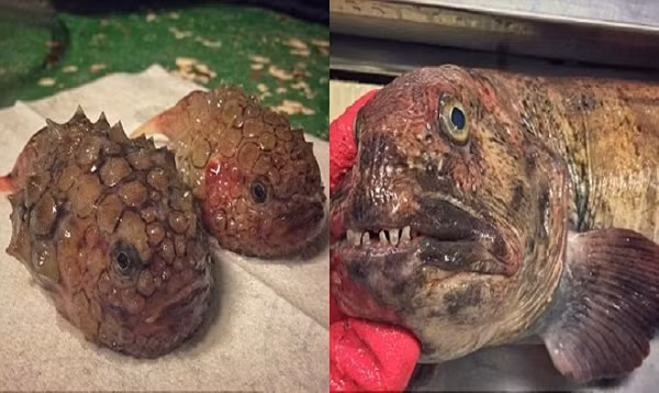 Bộ sưu tập quái vật đại dương của Fedortsov chủ yếu gồm những loài cá hiếm gặp có hàm răng sắc như dao và thân hình kỳ dị.