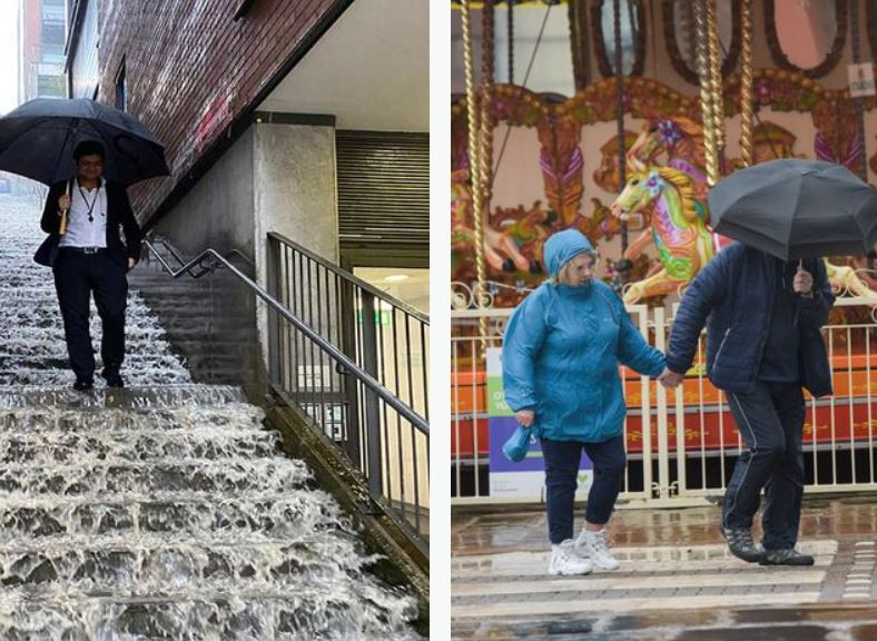 Ngap lut o Anh: Nuoc dang cao toi dau goi nguoi di bo-Hinh-3