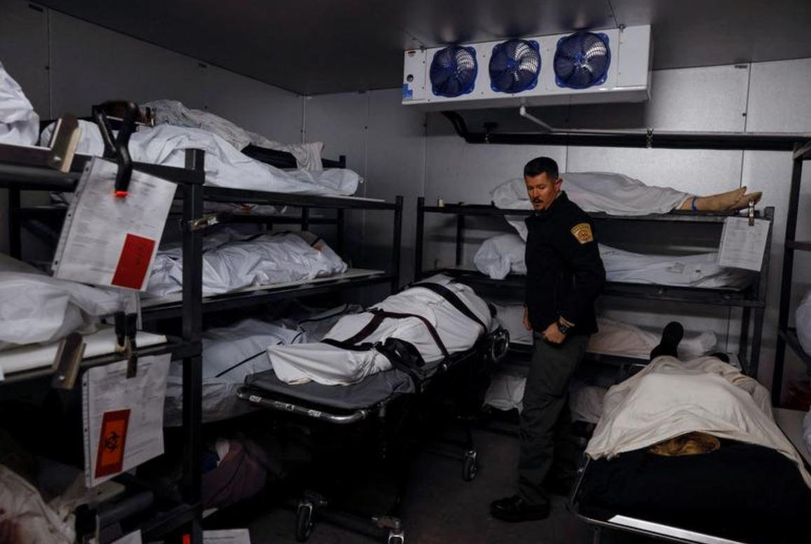 Cảnh sát trưởng Mỹ đã phải trải qua những giây phút chưa bao giờ trong đời khi số thi thể của người tử vong vì COVID-19 tại hạt San Juan tăng mạnh.