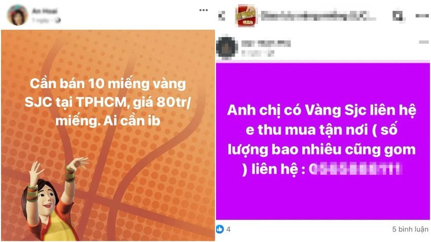 Hỏi mua vàng SJC chợ đen, người bán trả lời 'giấy tờ lấy đâu ra' - Hình 2 Hoi mua vang SJC cho den, nguoi ban tra loi 'giay to lay dau ra'-Hinh-2