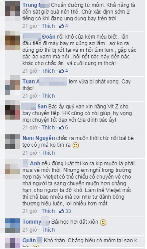 Một số ý kiến của thành viên mạng trước sự việc đang gây xôn xao.