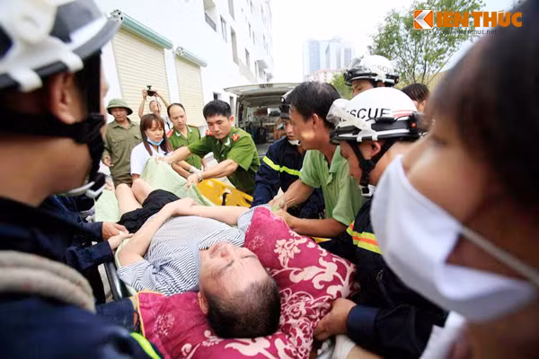 Nhiều người bị ngạt khỏi do cháy.