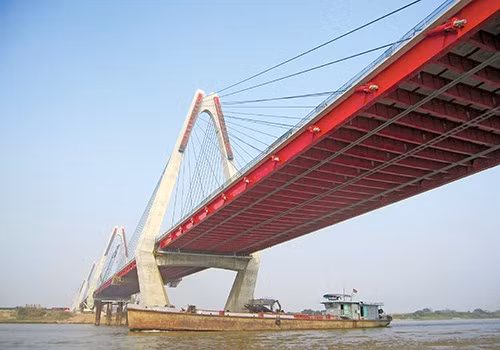 Hinh anh doc dao qua trinh thi cong cau Nhat Tan (2)