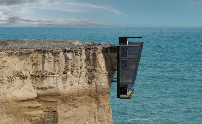 Dự án về ngôi nhà Cliff House của công ty Modscape có tầm nhìn tuyệt đẹp ra đại dương.