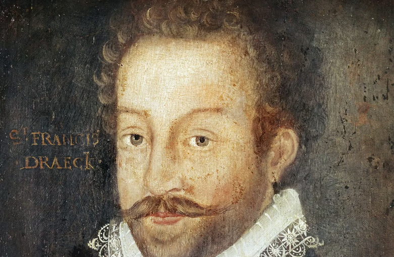 5. Sir Francis Drake là một trong những tên cướp biển đặc biệt, bởi ông được chính phủ Anh thuê để tấn công tàu thuyền Tây Ban Nha. Từ năm 1577 đến 1580, Drake đi vòng quanh thế giới trong chuyến thám hiểm duy nhất. Drake được phong tước hiệp sĩ sau khi trở về và đã giúp đánh bại Hạm đội Tây Ban Nha tám năm sau đó.