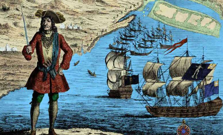 9. Black Bart một tên cướp biển xứ Wales đã ám ảnh vùng biển vào cuối thế kỷ 17 và đầu thế kỷ 18. Hắn đã chiếm hơn 400 tàu chiến ngoài khơi bờ biển Châu Mỹ và Tây Phi và là một trong những tên cướp biển khét tiếng nhất. Black Bart đã chết trong một trận chiến với Hải quân Hoàng gia vào năm 1722.