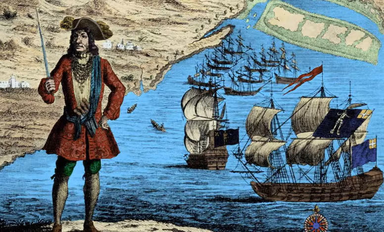 9. Black Bart một tên cướp biển xứ Wales đã ám ảnh vùng biển vào cuối thế kỷ 17 và đầu thế kỷ 18. Hắn đã chiếm hơn 400 tàu chiến ngoài khơi bờ biển Châu Mỹ và Tây Phi và là một trong những tên cướp biển khét tiếng nhất. Black Bart đã chết trong một trận chiến với Hải quân Hoàng gia vào năm 1722.