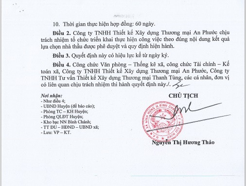 TP HCM: Ít cạnh tranh, Cty An Phước trúng gói thầu tại xã Bình Hưng - Hình 4 TP HCM: It canh tranh, Cty An Phuoc trung goi thau tai xa Binh Hung-Hinh-4