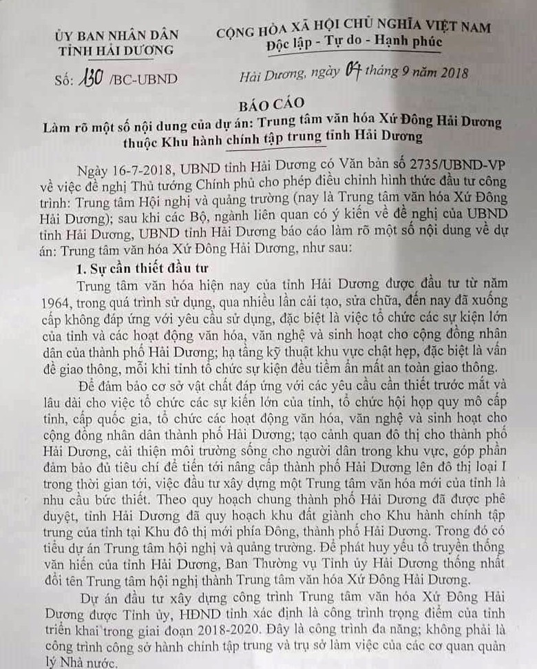 Du an Trung tam van hoa Xu Dong 648 ty: Hai Duong co lam... du chua duoc duyet?-Hinh-2