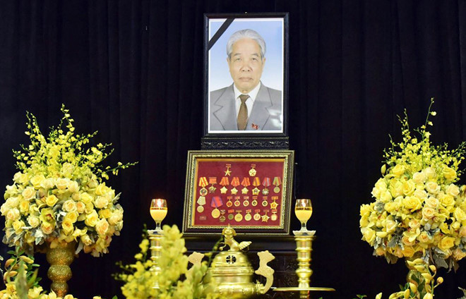 Loi dieu van xuc dong tien biet nguyen Tong Bi thu Do Muoi ve noi an nghi