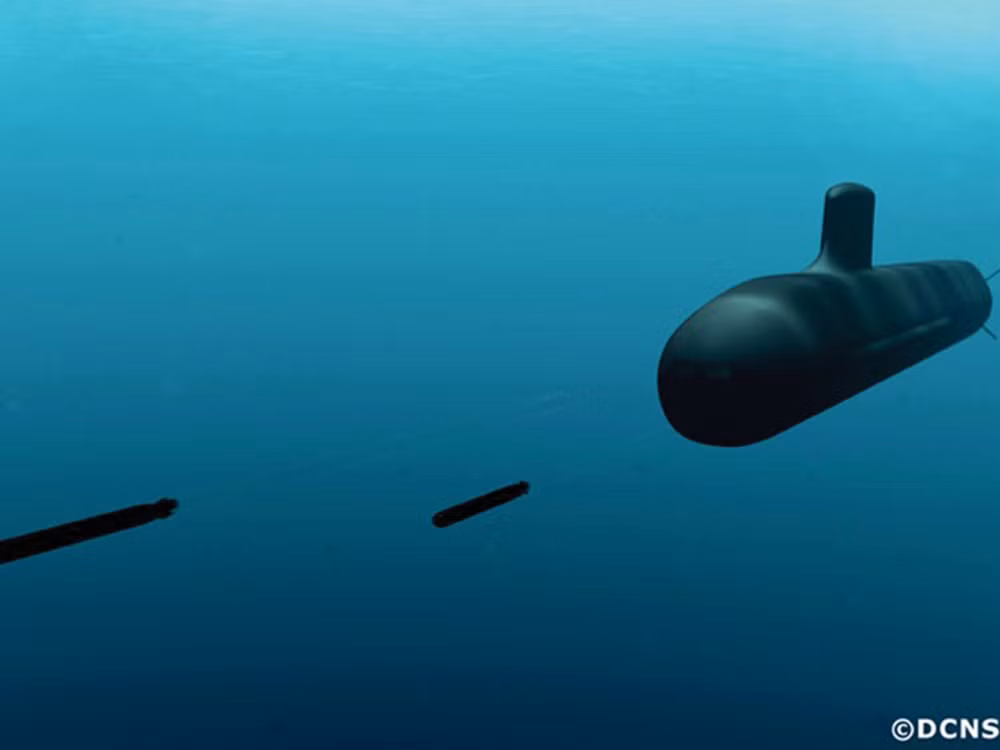 Trong các cuộc tập trận hải quân khác từ năm 1980 đến nay, tàu sân bay Mỹ và Anh đã bị đánh chìm 14 lần trên các phương tiện mô phỏng tấn công, tàu ngầm điện - diesel thế hệ cũ cũng dễ dàng tiếp cận và mô phỏng đánh chìm được tàu sân bay Mỹ. Đồ họa DCNS