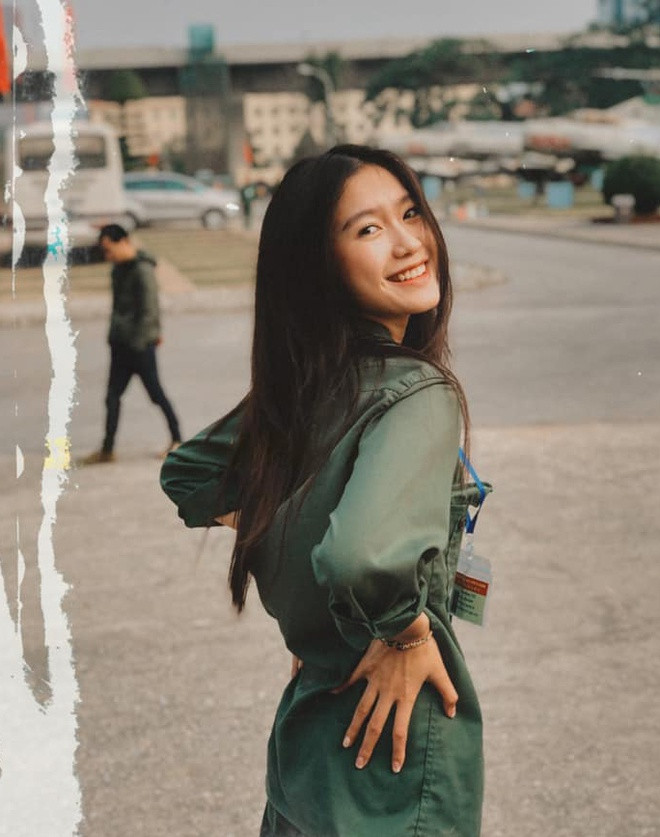 Doãn Hải My cao 1,73 m. Ưu điểm của cô là nụ cười tươi, rạng rỡ, dễ chiếm cảm tình của người đối diện. Ảnh: NVCC.