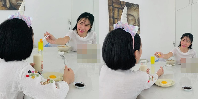 Ca sĩ Thủy Tiên khoe ảnh con gái Bánh Gạo với mái tóc ngắn dễ thương. Nữ ca sĩ cho biết vì đang trong mùa dịch, không thể ra tiệm cắt tóc nên cô đã tự tạo kiểu tóc cho cô bé tại nhà.