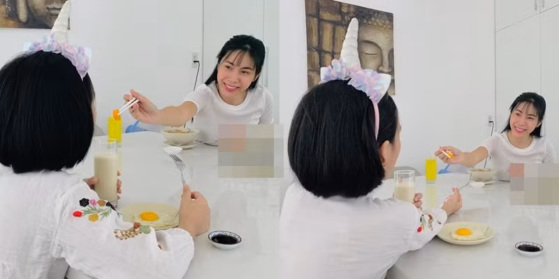 Ca sĩ Thủy Tiên khoe ảnh con gái Bánh Gạo với mái tóc ngắn dễ thương. Nữ ca sĩ cho biết vì đang trong mùa dịch, không thể ra tiệm cắt tóc nên cô đã tự tạo kiểu tóc cho cô bé tại nhà.