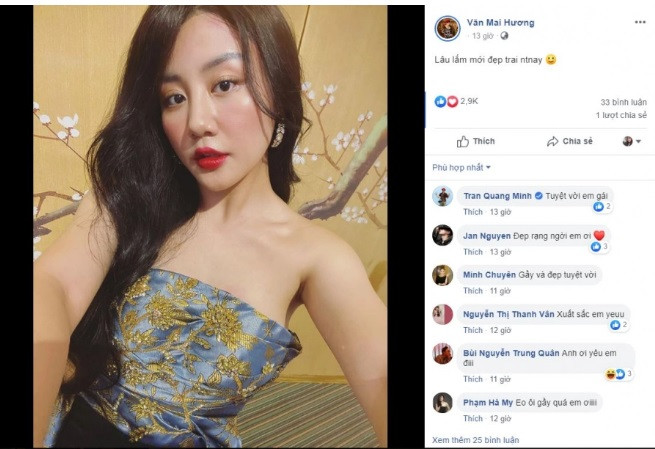 Van Mai Huong xuat hien khac la sau su co lo clip nhay cam