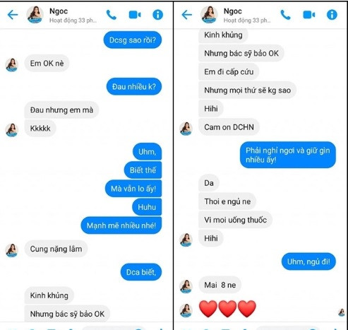 Hong Ngoc noi ve su co bong do no noi xong hoi, thot len 