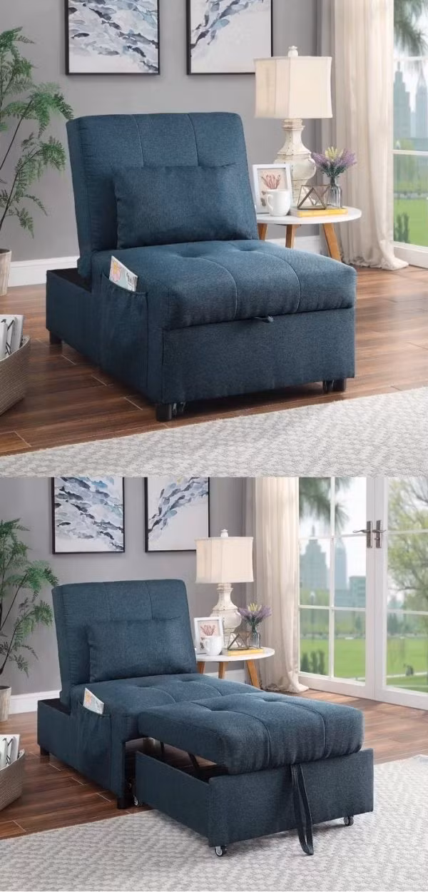 Bạn có thể mở, gấp chiếc ghế sofa ở nhiều tư thế khác nhau tùy theo mục đích sử dụng.