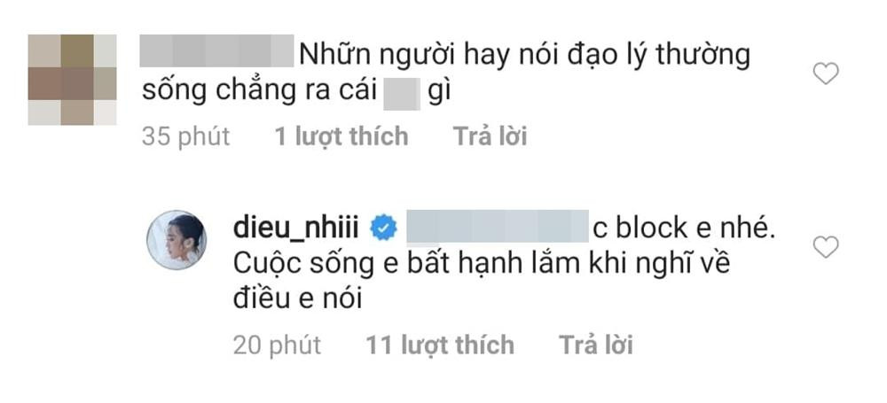 Bi chi trich vi dua muon om chong Dong Nhi, Dieu Nhi thang tay block anti-fan-Hinh-5