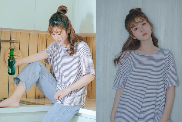 Gọi là kiểu tóc mái ngố nhưng Ribi Sachi trông chẳng ngố chút nào. Ngược lại còn vô cùng cuốn hút.