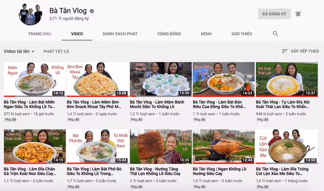 Ca nha ba Tan ru nhau lam Vlog: Nhieu lum xum nhung van 