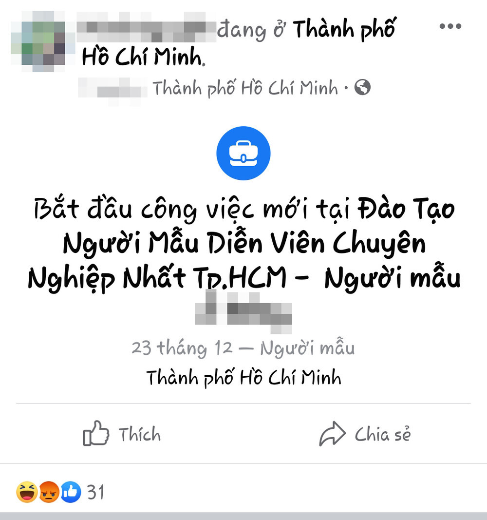 Cô nàng khoe đã Nam tiến và bước chân vào lĩnh vực người mẫu.