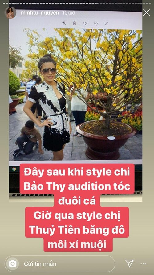 Thời gian nghỉ dịch gần nửa năm mắc kẹt tại Indonesia, Minh Tú rất rảnh rỗi và thường xuyên chia sẻ nhiều hoạt động, hình ảnh trên trang cá nhân khiến khán giả vô cùng thích thú.