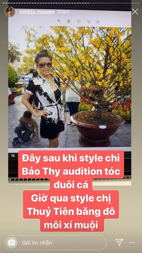 Thời gian nghỉ dịch gần nửa năm mắc kẹt tại Indonesia, Minh Tú rất rảnh rỗi và thường xuyên chia sẻ nhiều hoạt động, hình ảnh trên trang cá nhân khiến khán giả vô cùng thích thú.