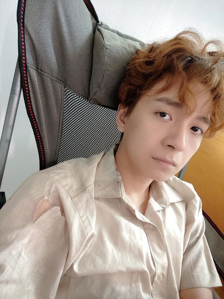 Tạo hình tàn tạ của Ngô Kiến Huy trong vai diễn mới.