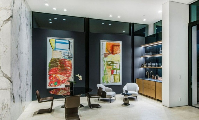 Một không gian uống rượu độc đáo với những nội thất cầu kỳ là nơi thú vị để tiếp đón khách khứa, bạn bè.