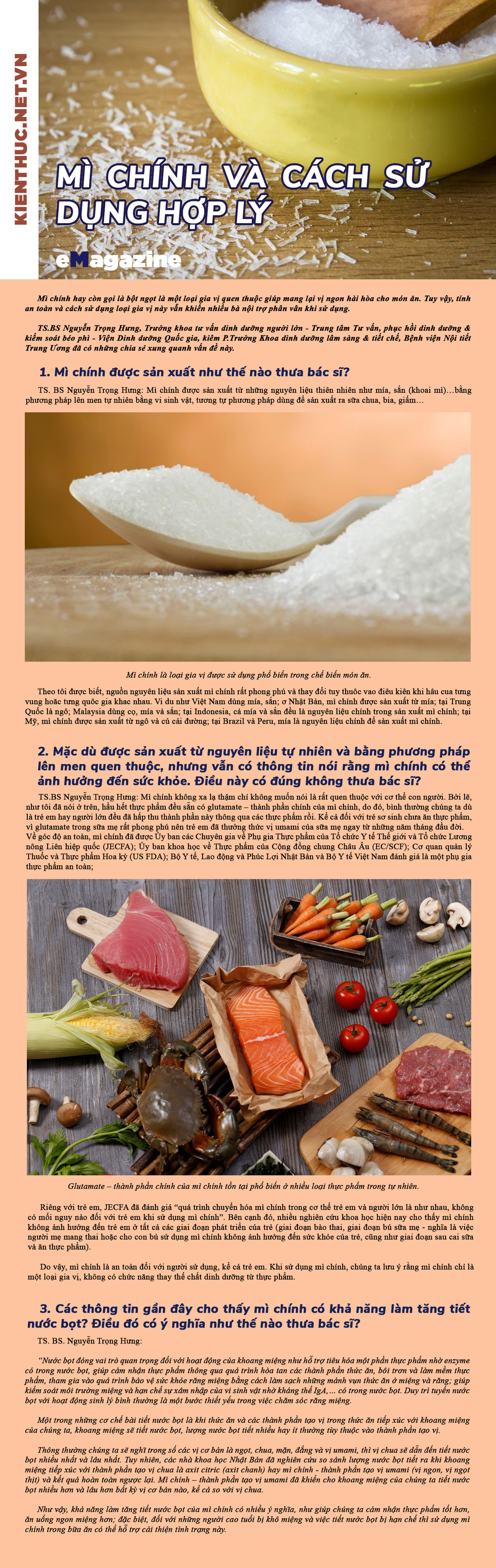 e-Magazine: Mi chinh va cach su dung hop ly