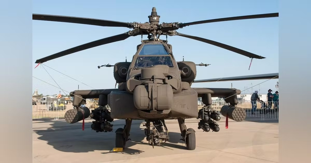  AH-64E Apache Guardian hiện đang là phiên bản mới nhất của dòng trực thăng tấn công nổi tiếng.