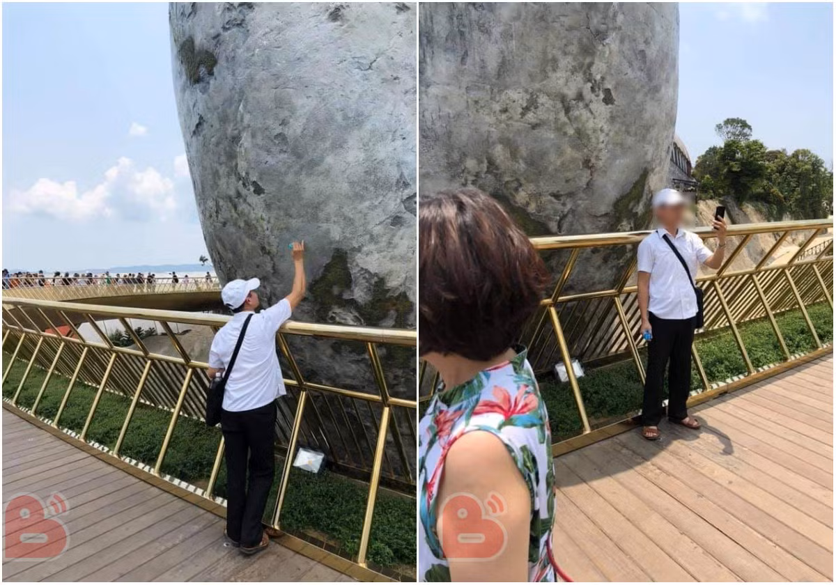 Nhìn vào những hình ảnh vẽ bậy tại điểm du lịch nhiều người chỉ biết thở dài ngao ngán trước ý thức quá kém của một bộ phận giới trẻ.