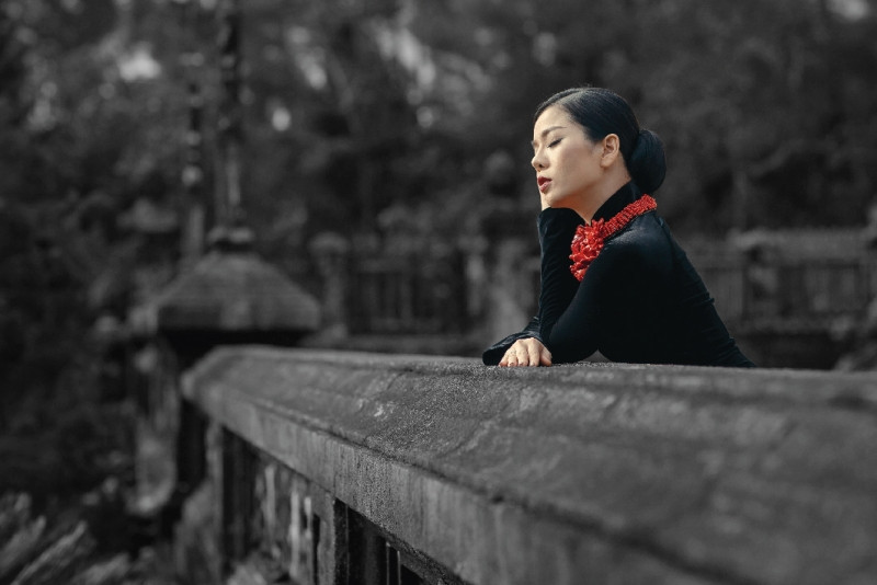 Nữ ca sĩ Lệ Quyên.