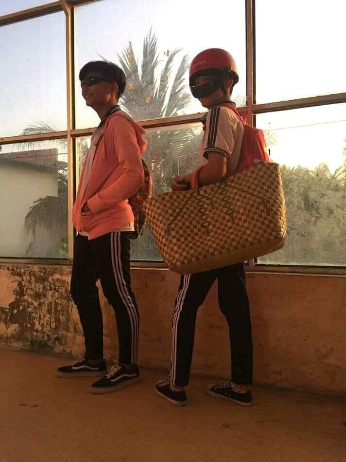 Với đầu óc thông minh, lanh lợi của mình, trào lưu "mang gì đi học cho ngầu" ngay lập tức nhận được khá nhiều bản "dự thi".