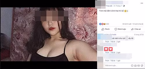 Nữ sinh trong tấm hình trên đã tạo dáng trong tư thế phản cảm với chiếc quần lưới bên trong áo dài trông chẳng giống ai, tất cả mọi thứ sau tà áo dài đều được phô ra rõ ràng.