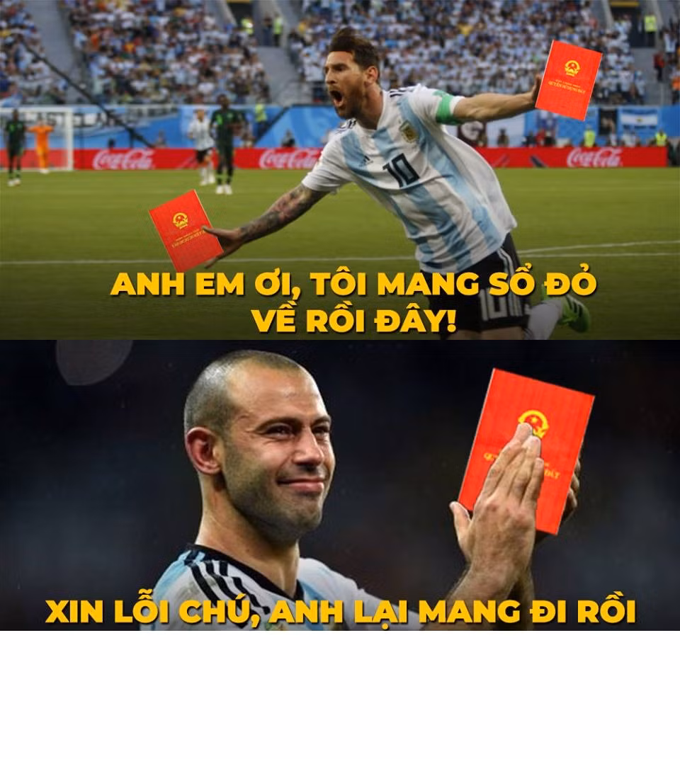 Messi đã thực hiện được lời hứa của mình với nhiều fan bằng bàn thắng phút thứ 14. Tuy nhiên, Mascherano lại mang những quyển sổ đỏ của nhiều người đi xa và phải nhờ bàn thắng của Marcos Rojo thì họ mới thức sự yên tâm cho một chiến thắng.