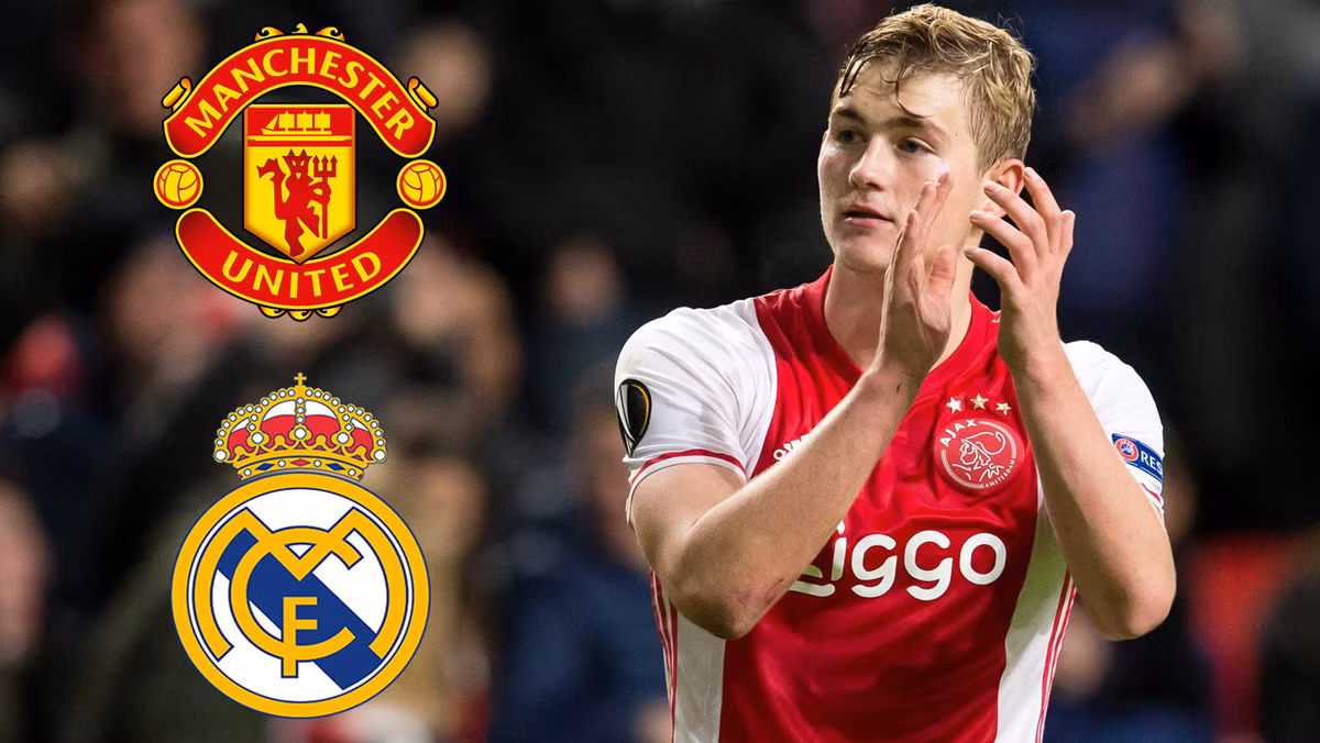 Theo tin chuyển nhượng bóng đá từ Marca, Real Madrid sẽ đưa bằng được De Ligt về sân Bernabeu bằng mọi giá để phá M.U, CLB cũng đang muốn có cầu thủ Ajax. Ảnh: Marca