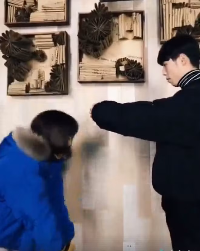 Bên cạnh những cặp đôi thành công thì vẫn còn đó những người phải nếm trái đắng với trào lưu mạng xã hội này. Đơn cử như cô gái tại Trung Quốc, khi sẵn sàng cho vòng tay ôm của mình thì cô lại bị đối phương lạnh lùng đẩy ra.